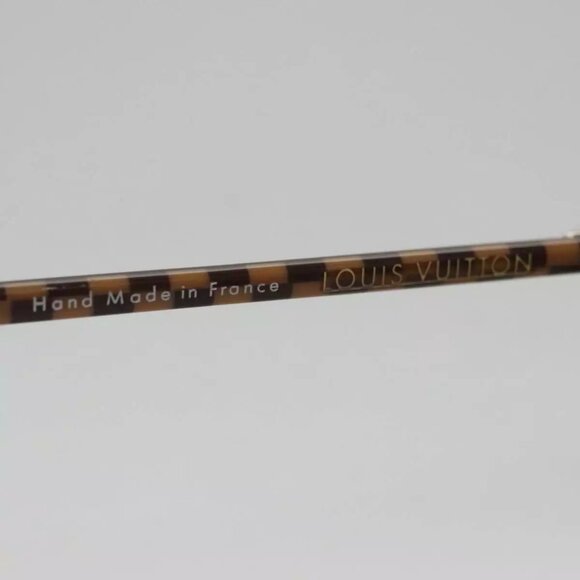 LOUIS VUITTON Damier Conspiration Sunglasses metal Brown - Picture 6 of 12
